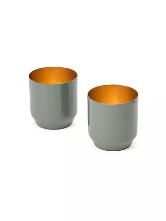FYNCH-HATTON |   Teelichthalter DANYO Elephant Grey | hellgrün